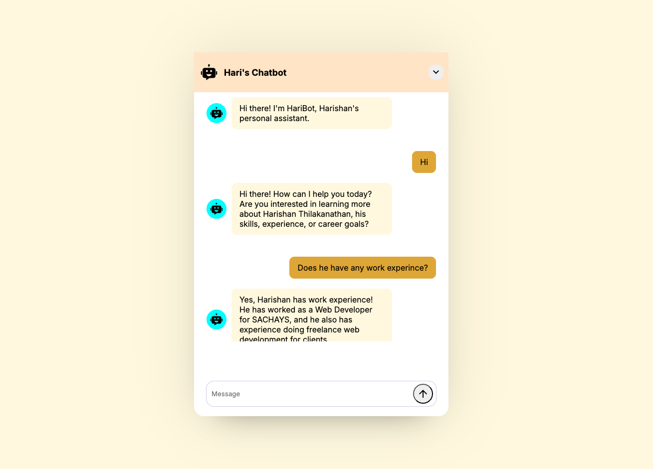 Personal AI Chatbot